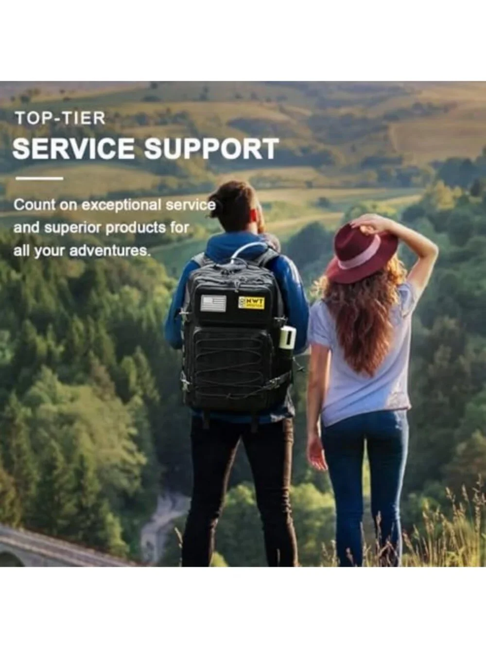 Tactical Military Backpack, Durable Molle Rucksack for Hiking, Camping & Travel